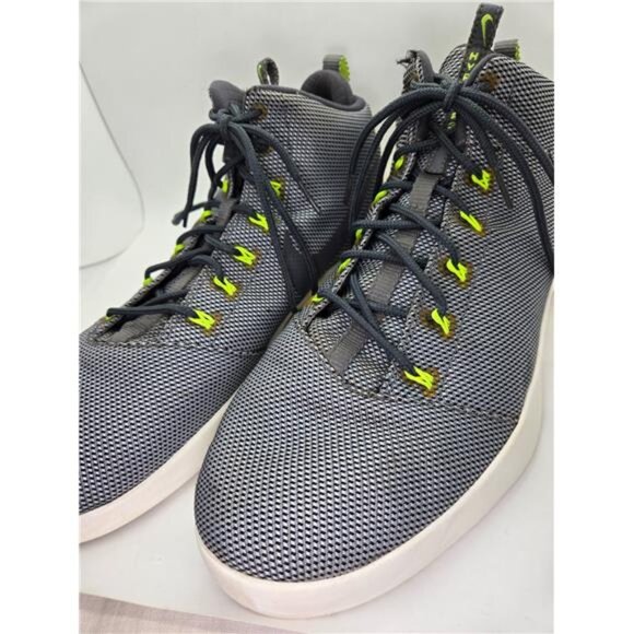 Nike Hyperfr3Sh Basketball Shoes Men's 13 Wolf Gray Volt Athletic Court Sneakers - Picture 4 of 8